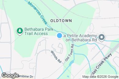 Map image of the property - 1114 Bethabara Hills Ct
