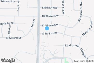 Map image of the property - 3535 133rd Ln NW