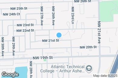 Map image of the property - 2501 NW 21st St