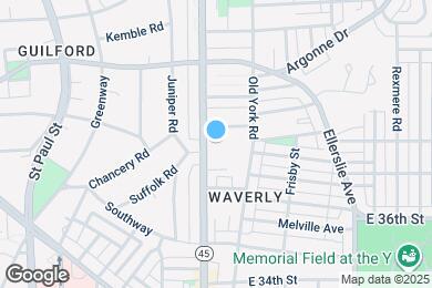 Map image of the property - 3701 Greenmount Ave