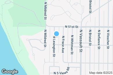 Map image of the property - 5017 N Lexington St