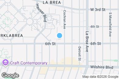 Map image of the property - The Villas at Park La Brea