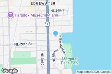 Map image of the property - 2020 N Bayshore Dr