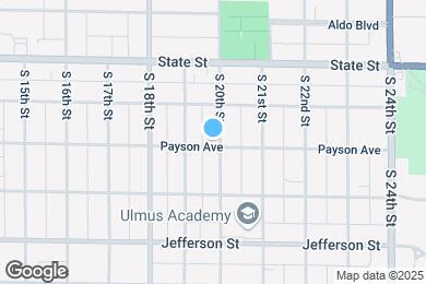 Map image of the property - 628 S 20th St
