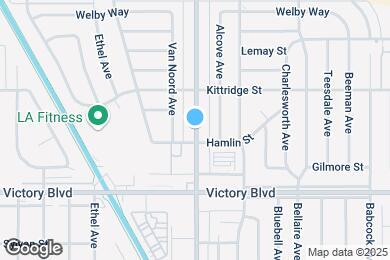 Map image of the property - 6519 Coldwater Canyon Ave