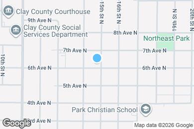 Map image of the property - 1420 6th Ave N