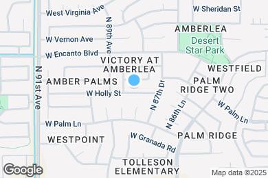 Map image of the property - 8812 W Holly St