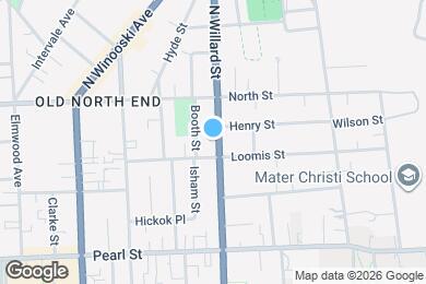 Map image of the property - 101 N Willard St
