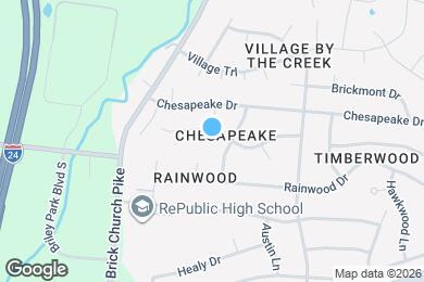 Map image of the property - 105 Chesapeake Ct