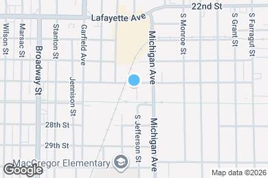 Map image of the property - 1504 S Jefferson St