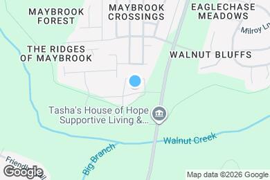 Map image of the property - The Bluffs at Walnut Creek