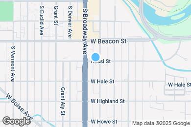 Map image of the property - 903 W Rossi St