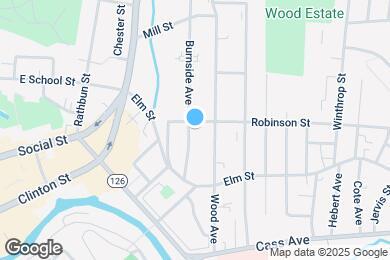 Map image of the property - 117 Burnside Ave