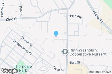 Map image of the property - 1940 W Yampa St