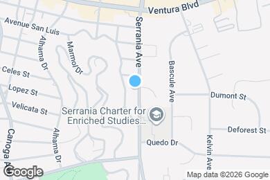 Map image of the property - 5059 Serrania Ave