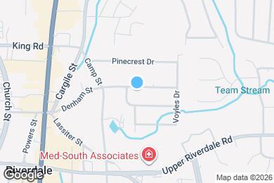 Map image of the property - Room in House on Denham St