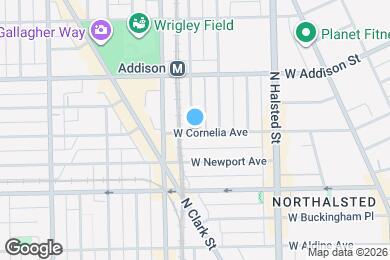 Map image of the property - 924 W Cornelia Ave