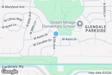 Map image of the property - 6157 N 87th Ln