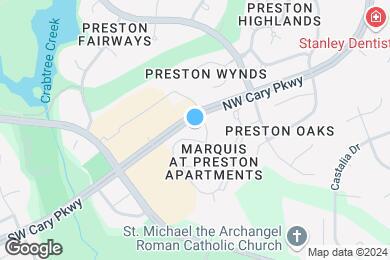 Map image of the property - Cary Greens At Preston