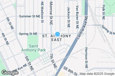 Map image of the property - 332 Quincy St NE