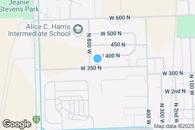 Map image of the property - 770 W 350 N