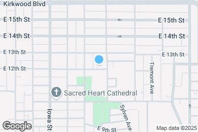 Map image of the property - 630 E 12th St