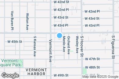 Map image of the property - 957 W 45th St