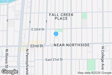 Map image of the property - 2229 N Alabama St