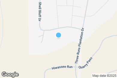 Map image of the property - 970 Shell Bluff Dr