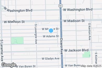 Map image of the property - 4840 W Adams St