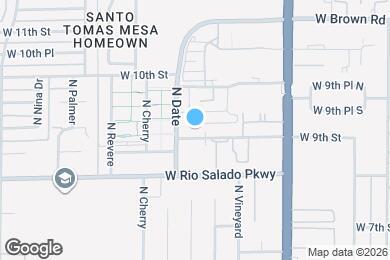 Map image of the property - 550 W 9th St