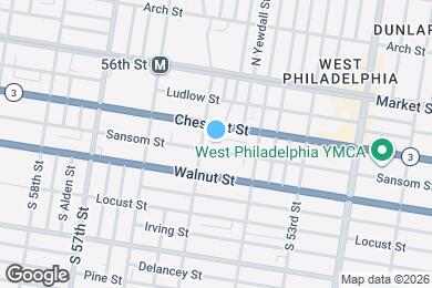 Map image of the property - 5447 Sansom St
