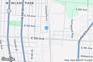 Map image of the property - 1191 Cromartie Ln