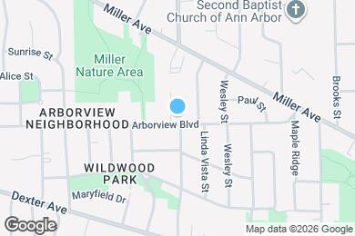 Map image of the property - 1416 Arborview Blvd