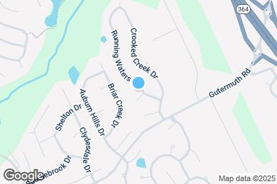 Map image of the property - 1121 Running Waters Dr