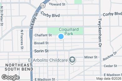 Map image of the property - 1241 Bissell St