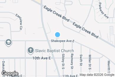 Map image of the property - 1427 Shakopee Ave E