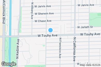 Map image of the property - 2936 W Touhy Ave