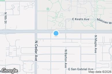 Map image of the property - 4431 E Sierra Madre Ave