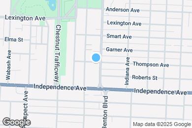 Map image of the property - 3113 Thompson Ave