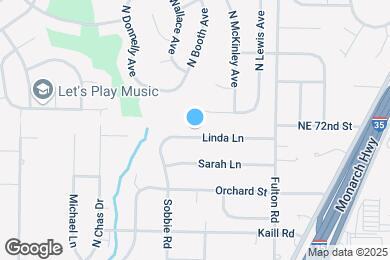 Map image of the property - 8504 Linda Ln