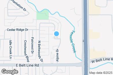 Map image of the property - 353 N Beltwoods Dr
