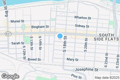 Map image of the property - 1721 Sarah St