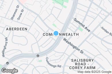 Map image of the property - 1615 Commonwealth Ave