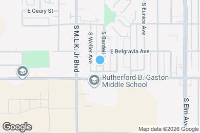 Map image of the property - 2380 S Bardell Ave