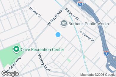 Map image of the property - 217 W Tujunga Ave