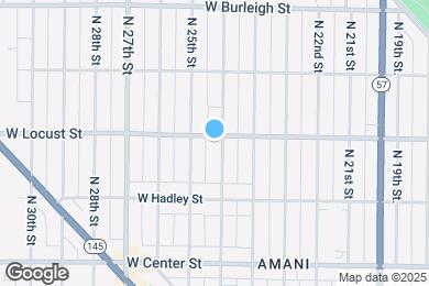 Map image of the property - 2871-2873 N 24th Pl.