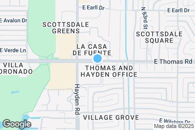 Map image of the property - 8055 E Thomas Rd