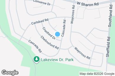 Map image of the property - 650 Cranford Dr