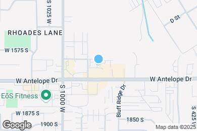 Map image of the property - 823 W 1600 S